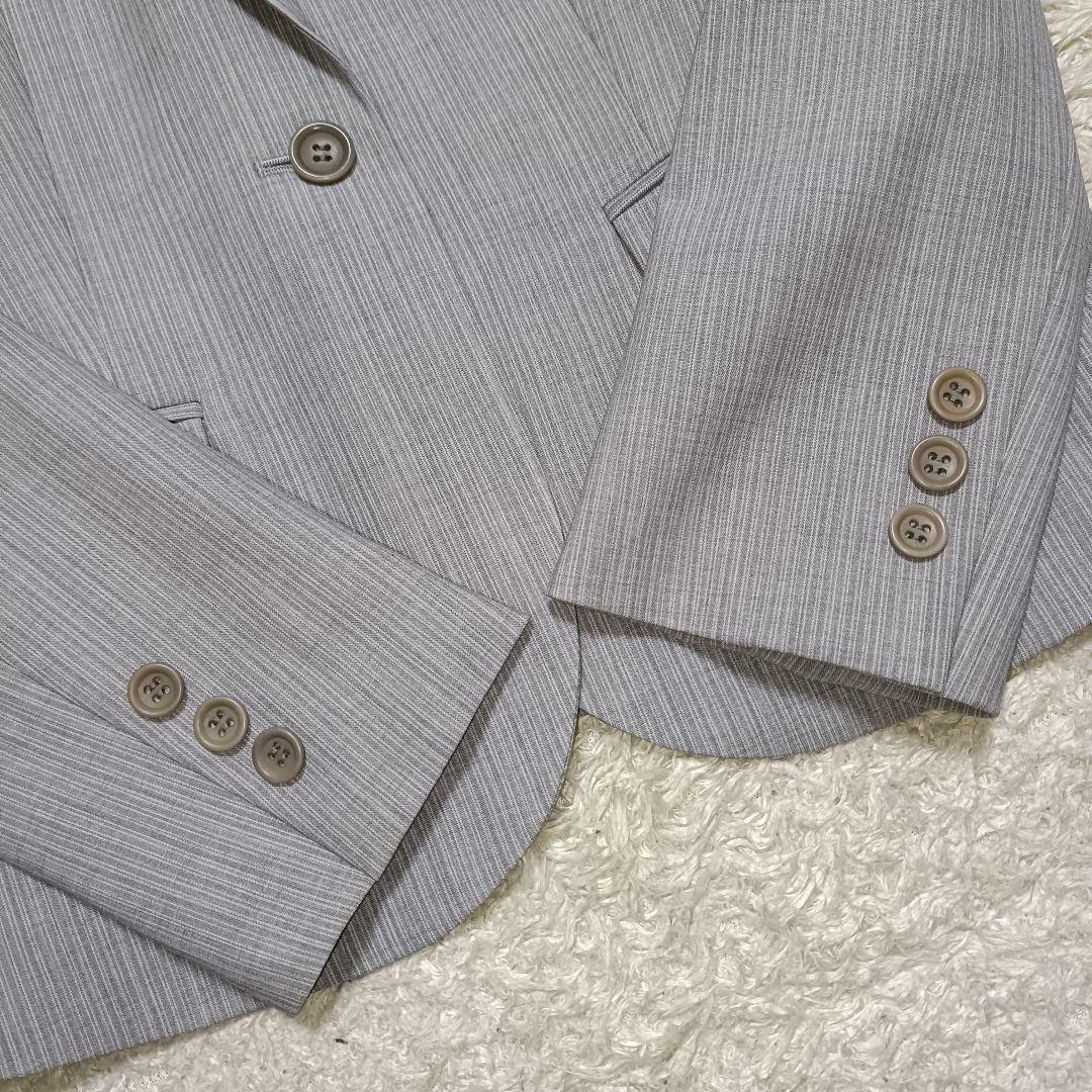 【美品】Theory セオリー セットアップ パンツスーツ ライトグレー