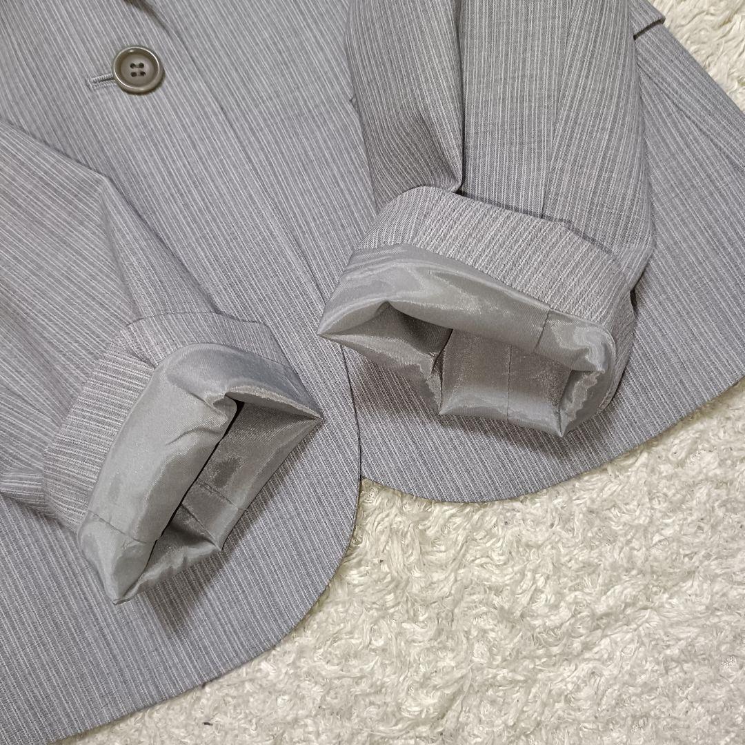 【美品】Theory セオリー セットアップ パンツスーツ ライトグレー