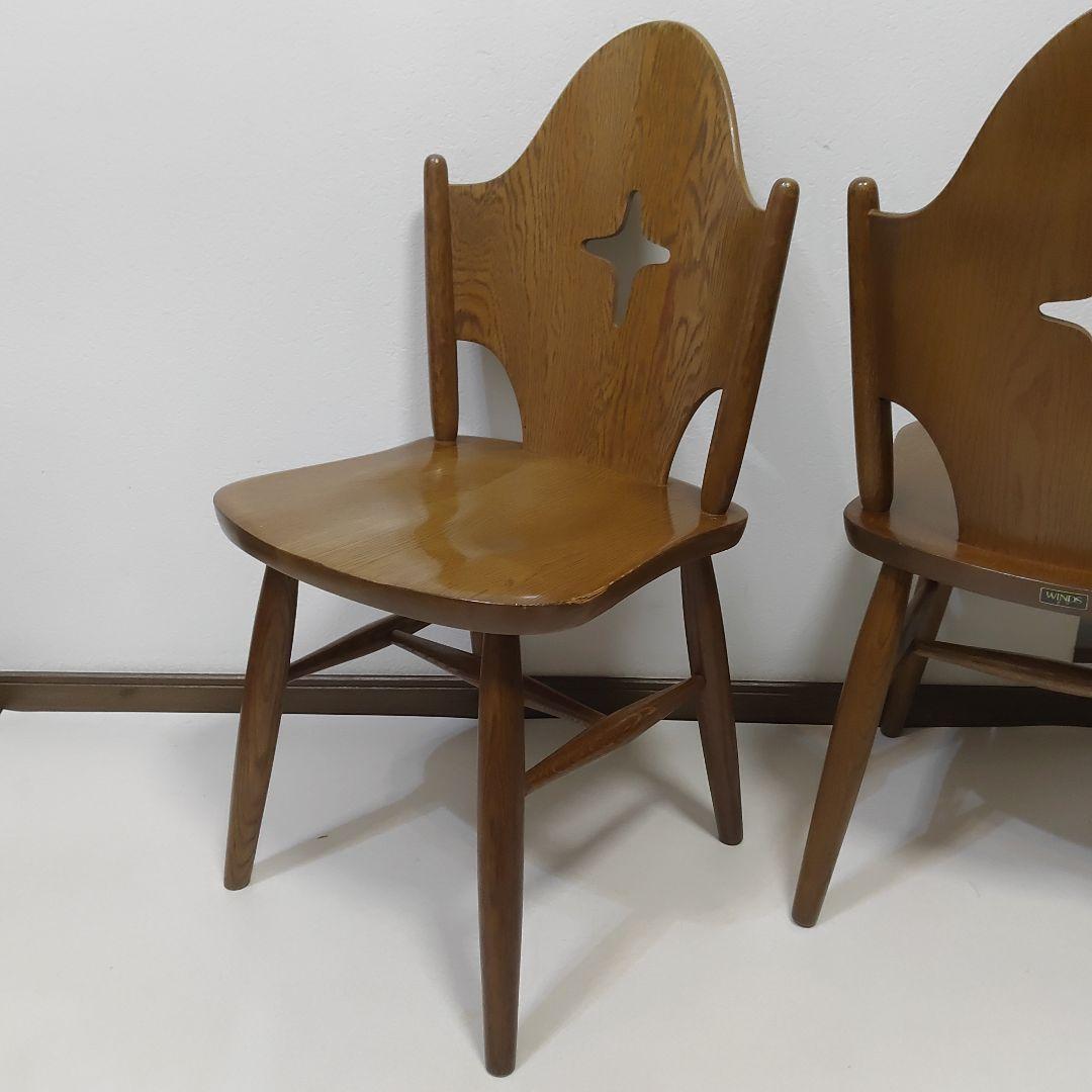 ④ 希少なお品　飛騨の家具　WINDS 太平　ダイニングチェア　チャーチチェア