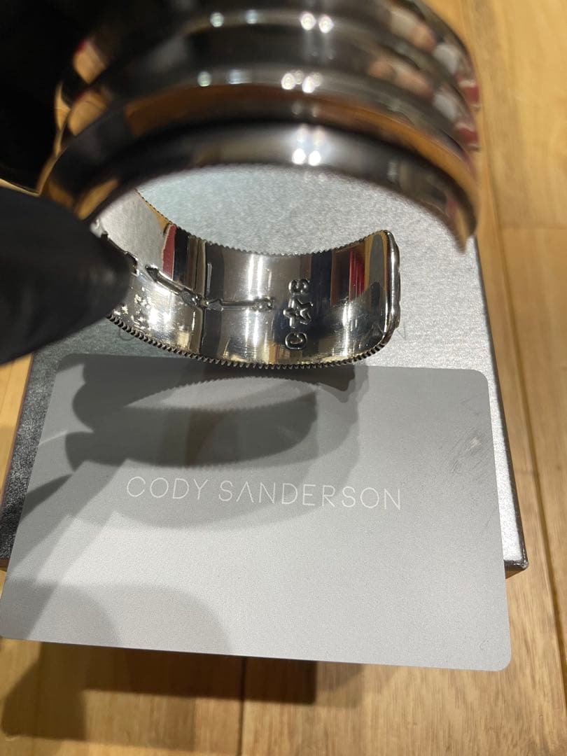 CODY SANDERSON スターリングシルバー カフバングル