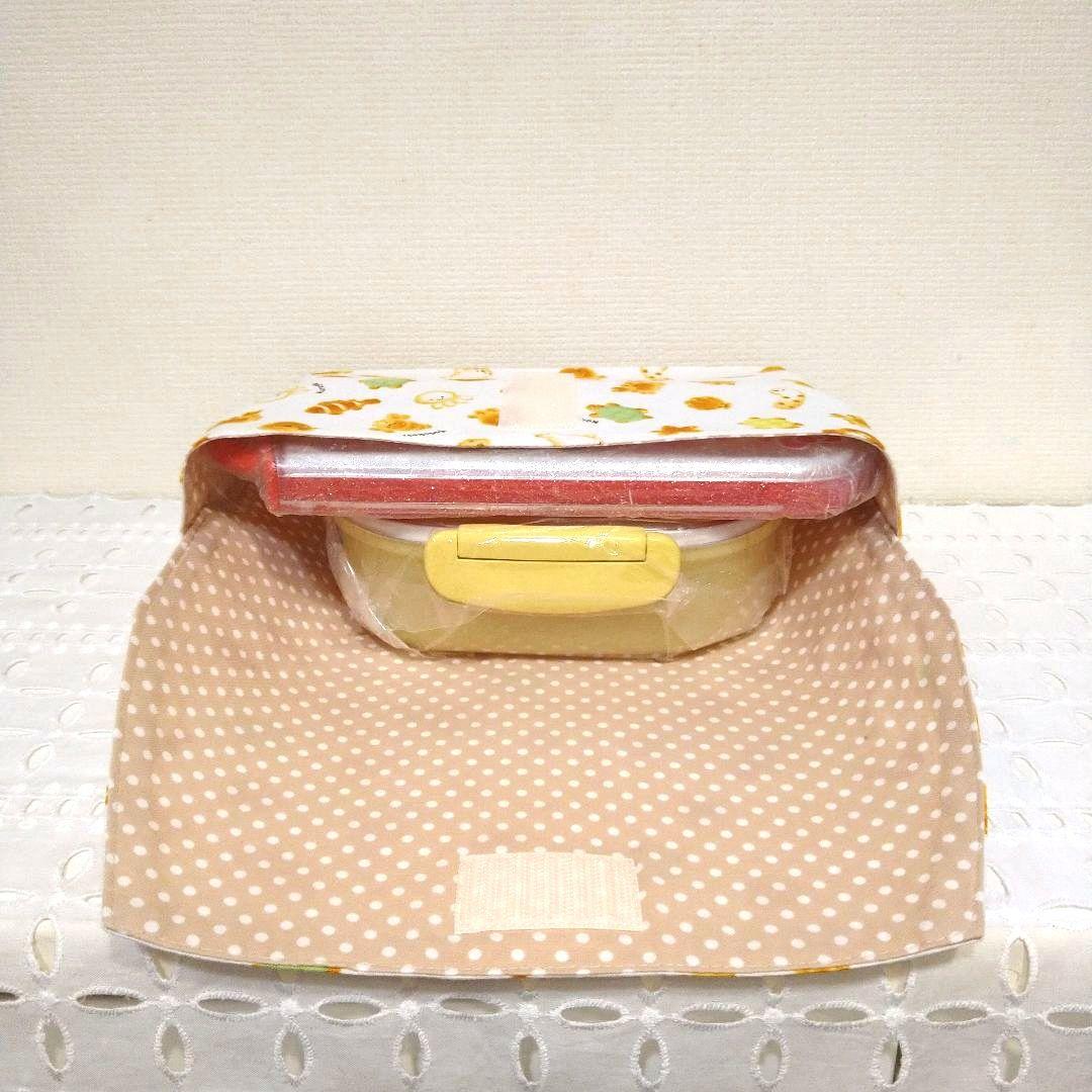 No.2808　お弁当袋　＆　巾着袋(25×25)2個　計3点セット