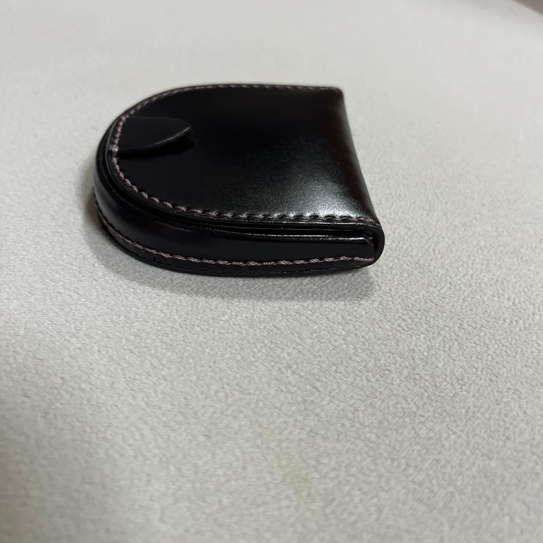 土屋鞄 コードバン 馬蹄型小銭入れ