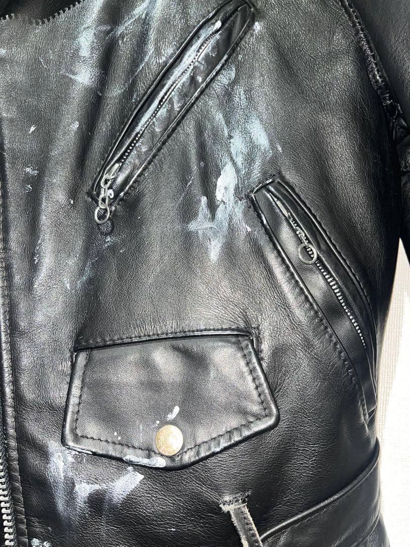 Schott ダブルライダースジャケット38 made in USA