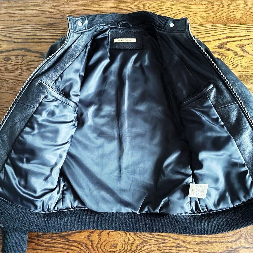 JOURNAL STANDARD レザージャケット　ブラック