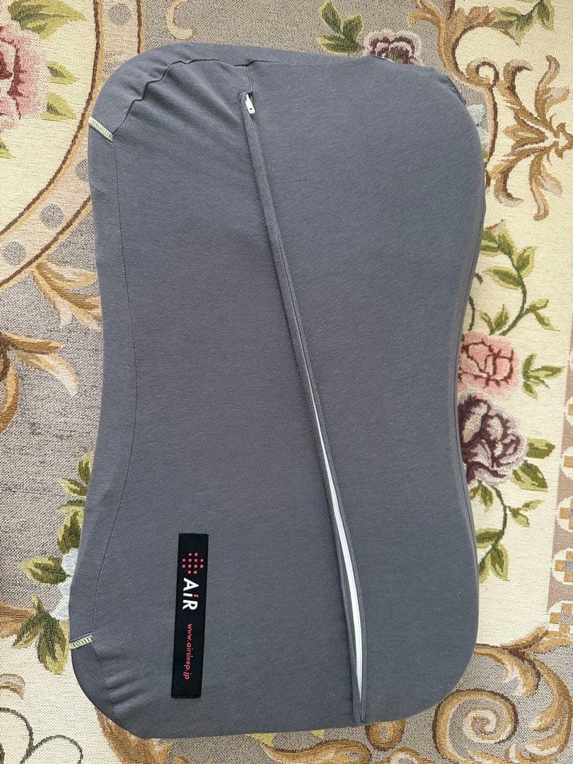 【 西川 】 [エアー4D] ピロー 高さ調整可能 低め グレーベージュ