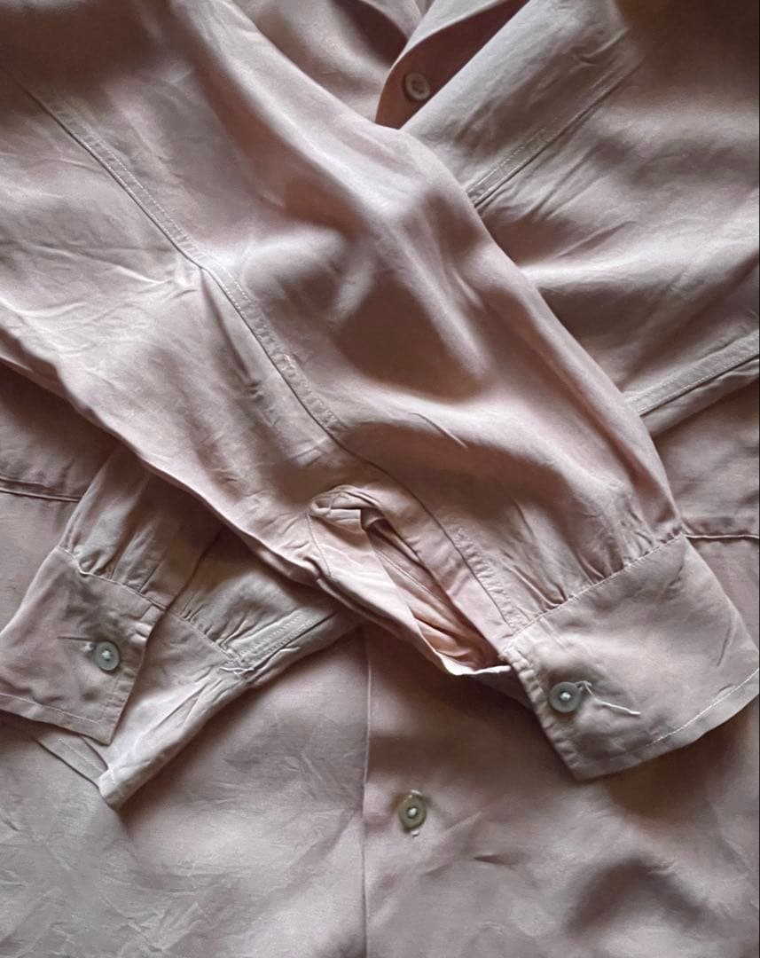40's Ruggers BVD レーヨンシャツ サーモンピンク