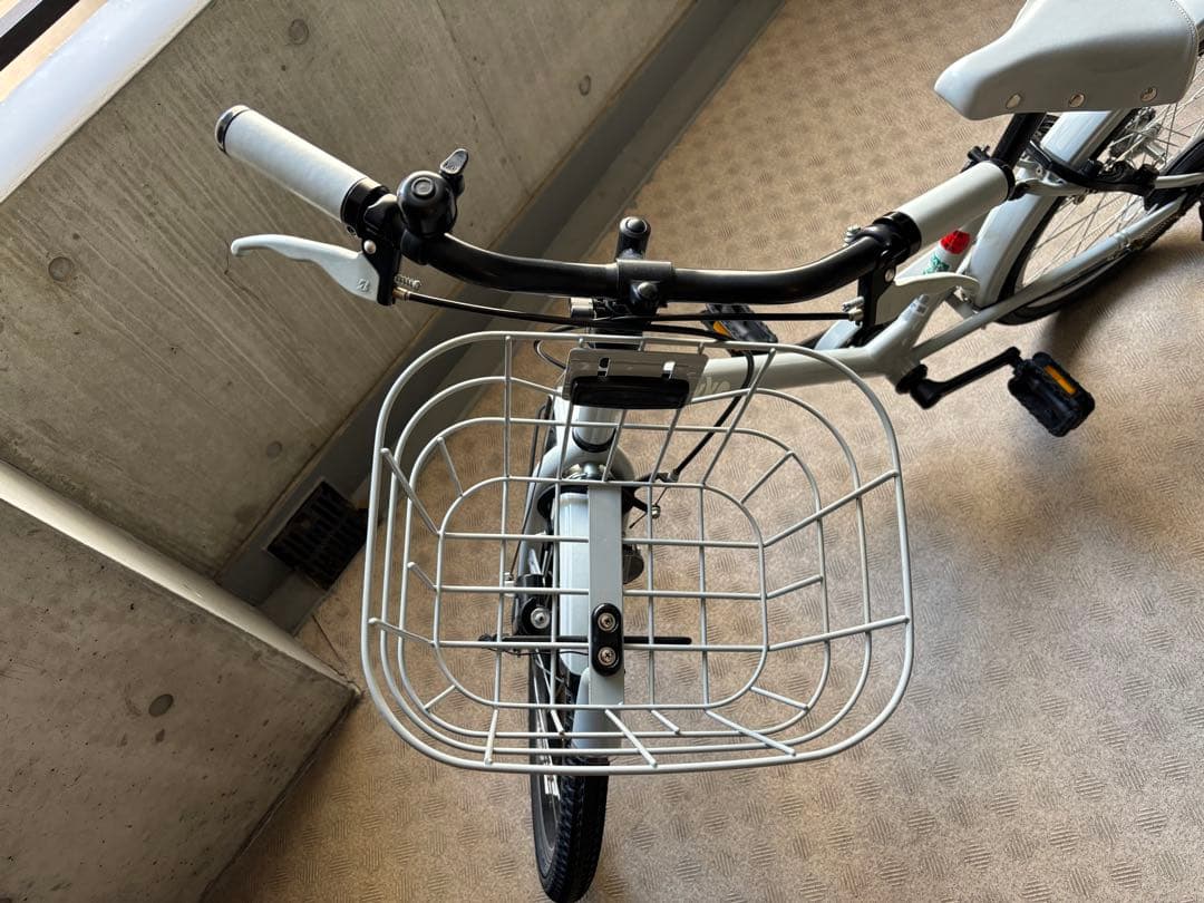 ビッケ bikke 子供用自転車 ブルーグレー 22インチ　ヘルメット付き