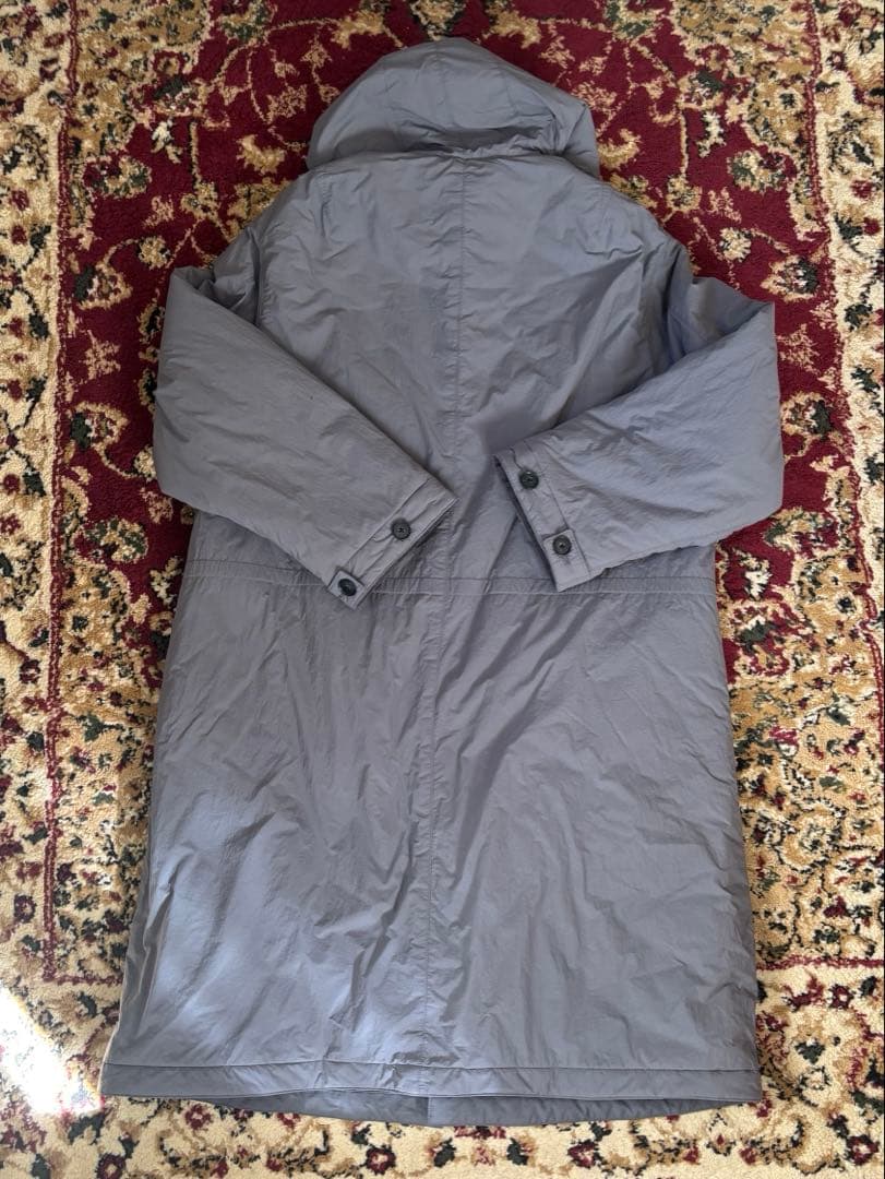 【N.N.M】stevenalan フード付きグレーロングコート