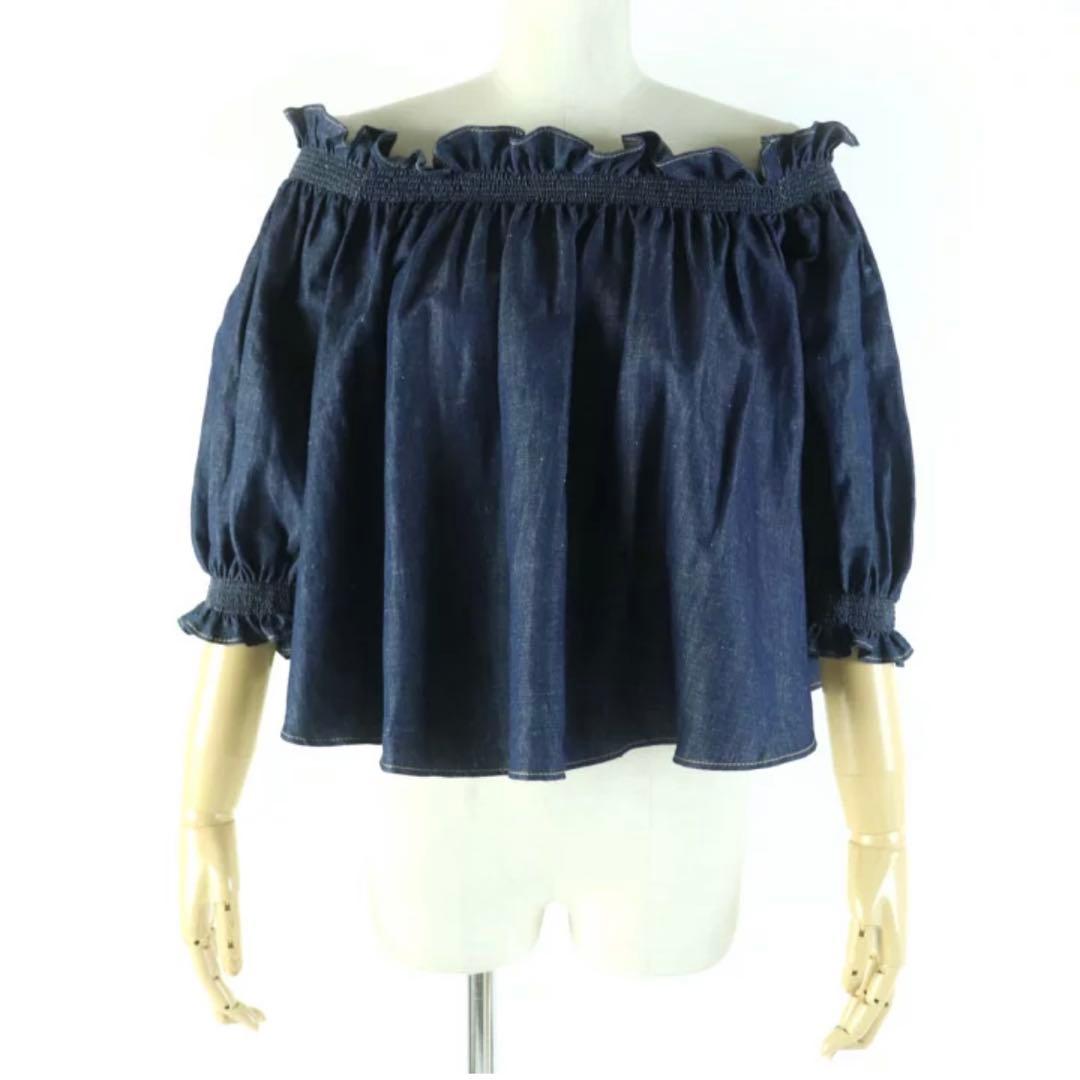 国内ブティック購入ChristianDiorディオールオフショルダーブラウス34