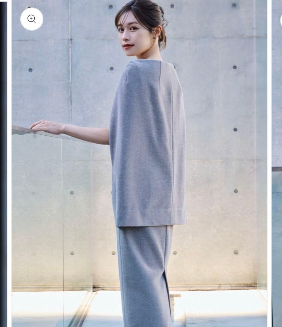 スーツ・フォーマル・ドレス laubeblanc Narrow line Cape Dress M