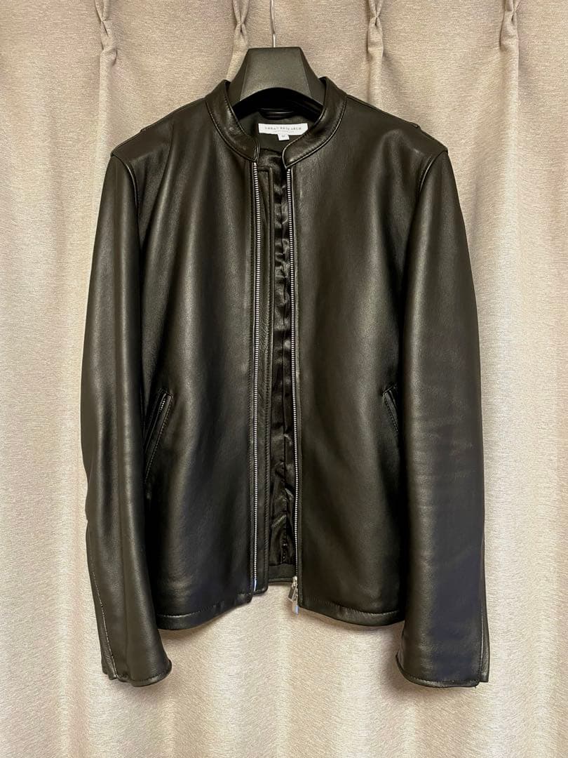 URBAN RESEARCH シングルライダース 黒 ラムレザー Mサイズ