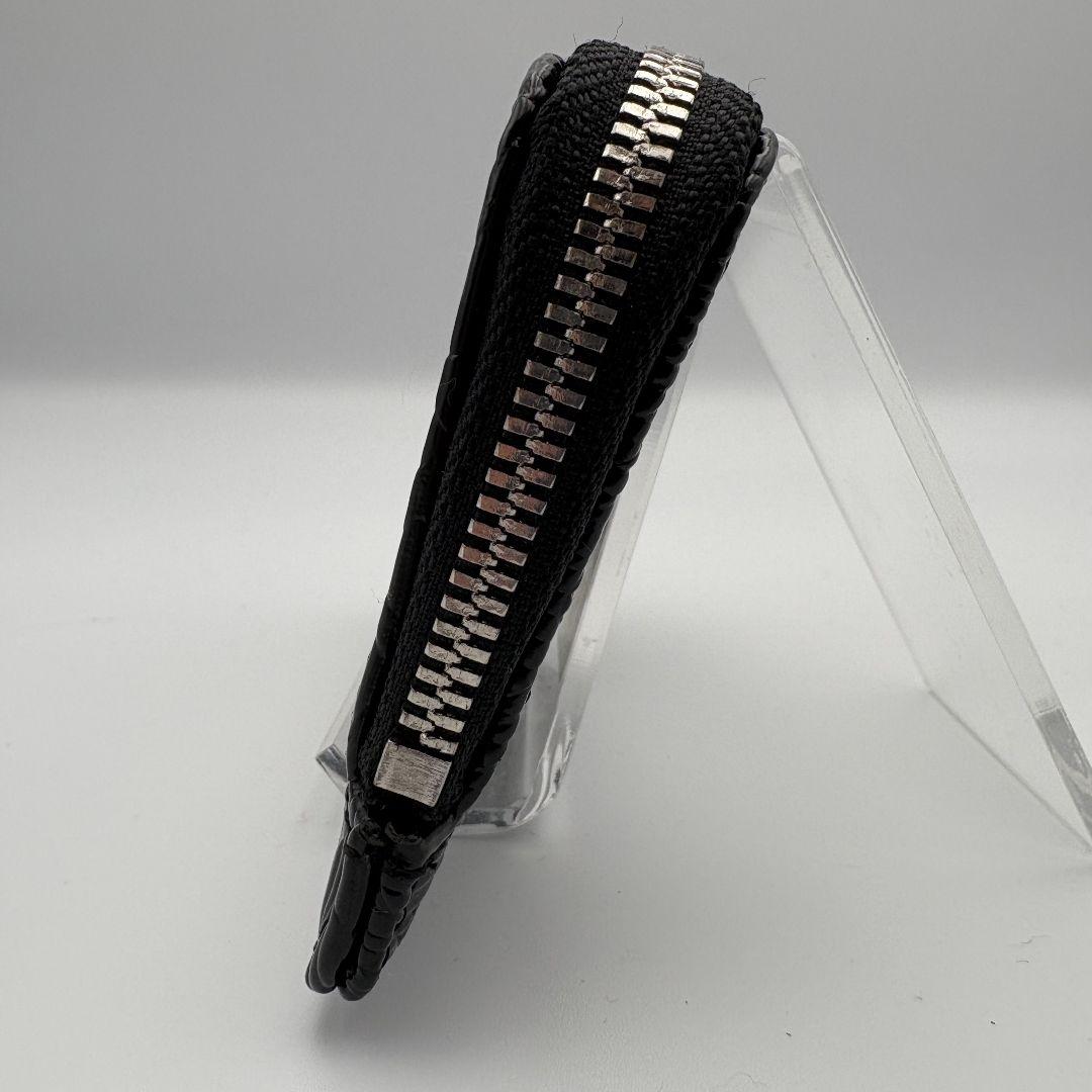 ✨️未使用級✨️　現行　ディーゼル　ロゴ総柄　型押し　ケース　レザー　黒