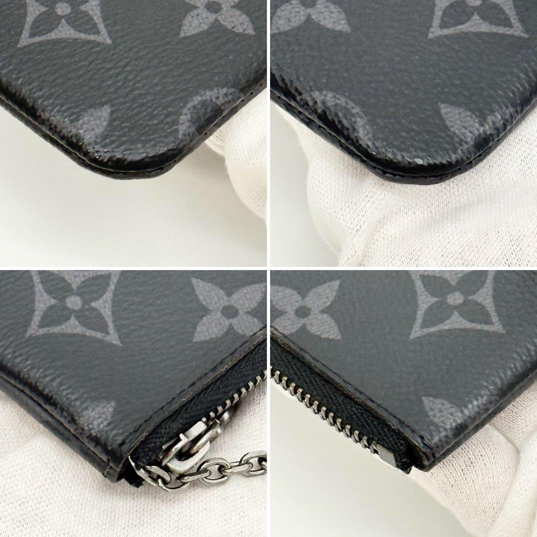 極美品 ルイヴィトン モノグラム エクリプス ポシェット クレ ケース