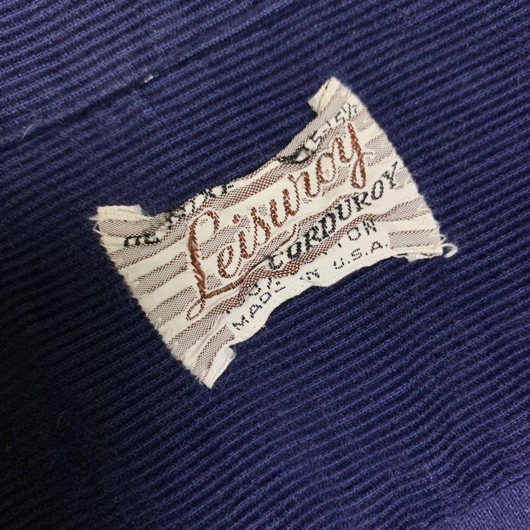 60s Leisuroy USA製 ビンテージ コーデュロイ シャツ M 美品