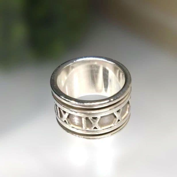 ✨希少✨　TIFFANY　アトラス リング ワイド Ag925 シルバー　指輪