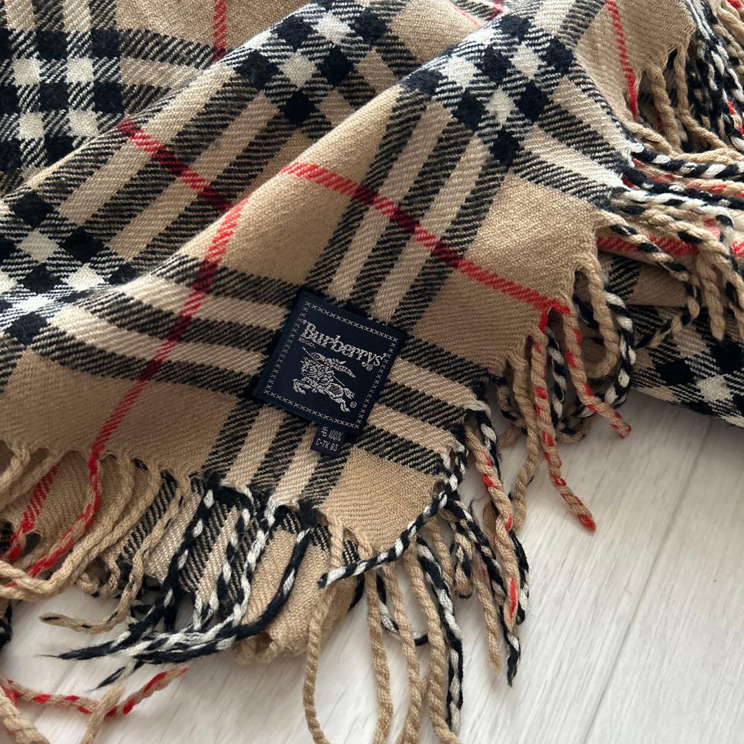 BURBERRYブランケットバーバリーノバチェック 膝掛け大判ストール