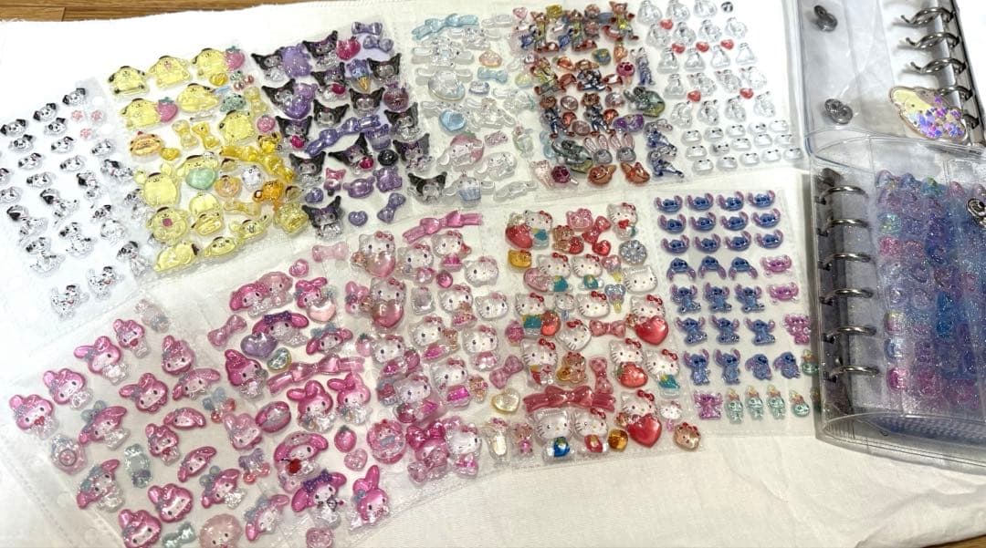 ガ*イ様 正規品 サンリオ ボンボンドロップシール　手帳　完成品　ズートピア　ポ