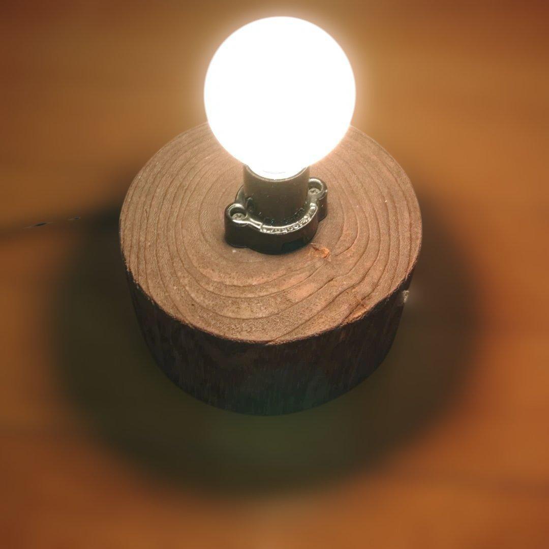 自然素材のコーン型 ライトオブジェ 【作家作品：一点物】