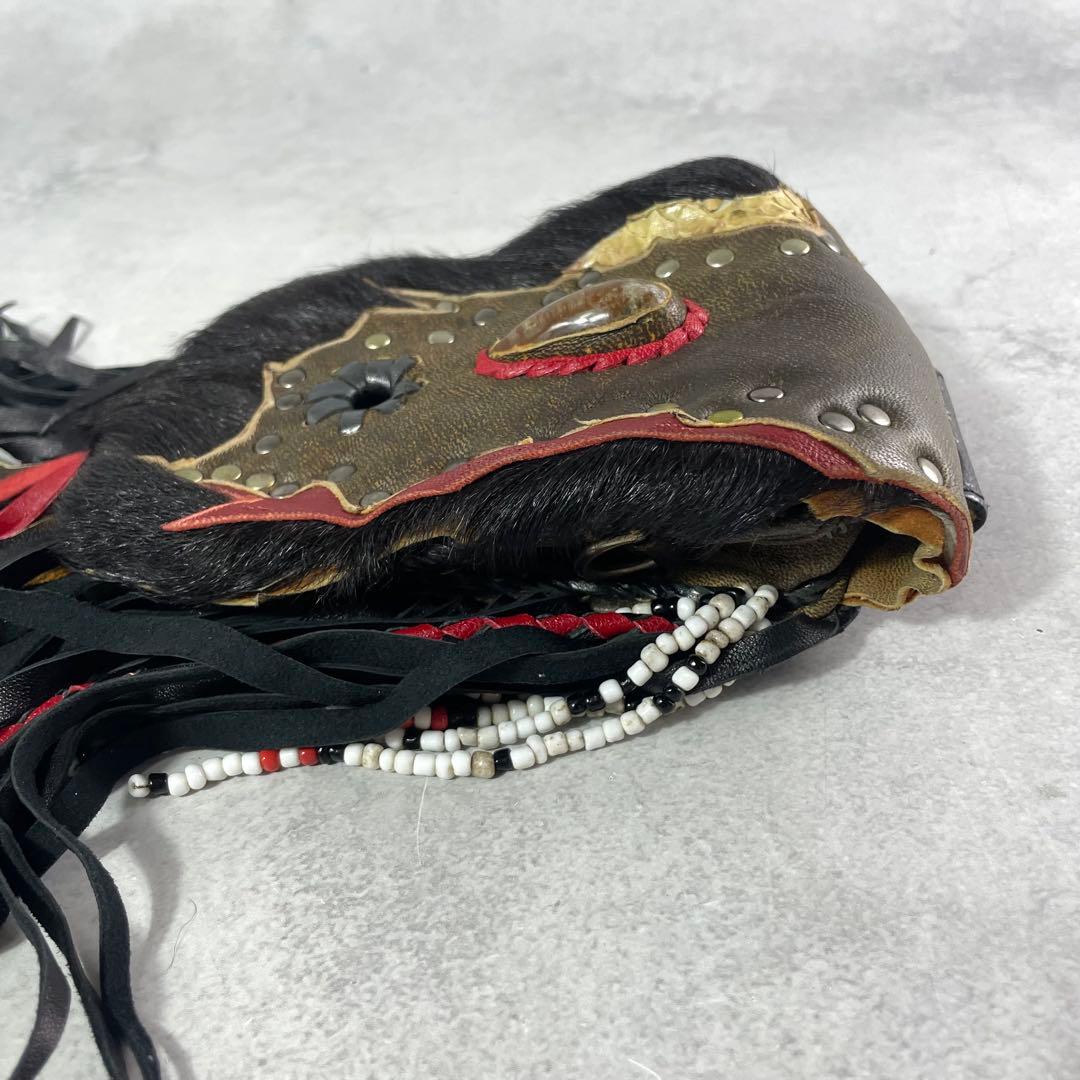 入手困難✨ ケムリ kemrii メディスンポーチ ハラコ y2k レザー