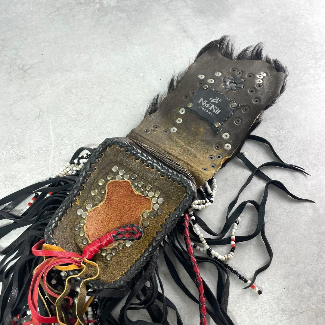 入手困難✨ ケムリ kemrii メディスンポーチ ハラコ y2k レザー