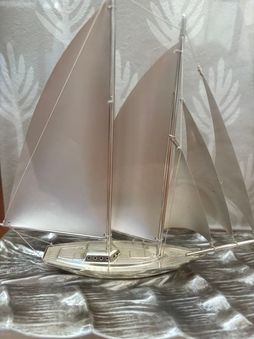武比古 銀製ヨット4号 Silver PLATED TAKEHIKO