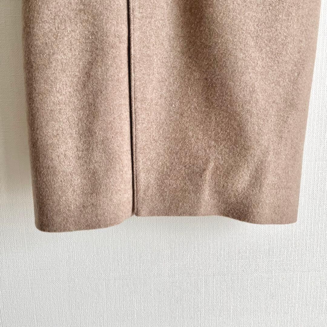 北欧暮らしの道具店　3WAYアレンジ襟のかろやかチェスターコート　ブラウン