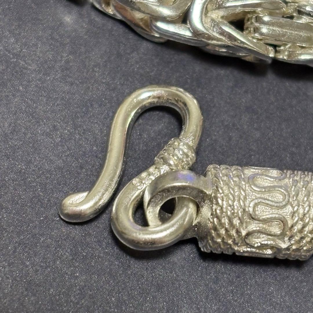 US輸入　80sドラゴンチェーンネックレス　ヴィンテージ　925刻印あり