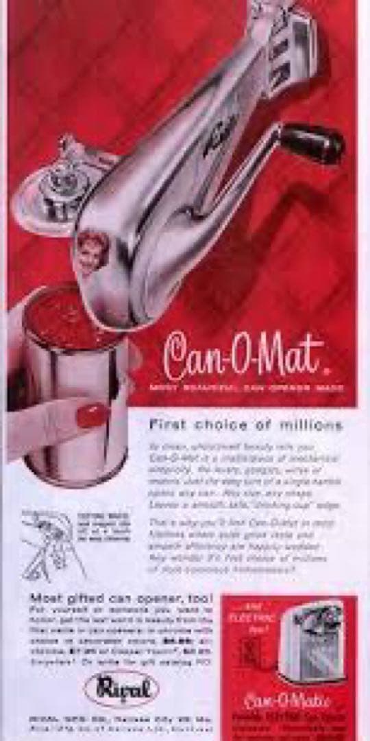 RIVAL のヴィンテージ缶とボトルオープナー