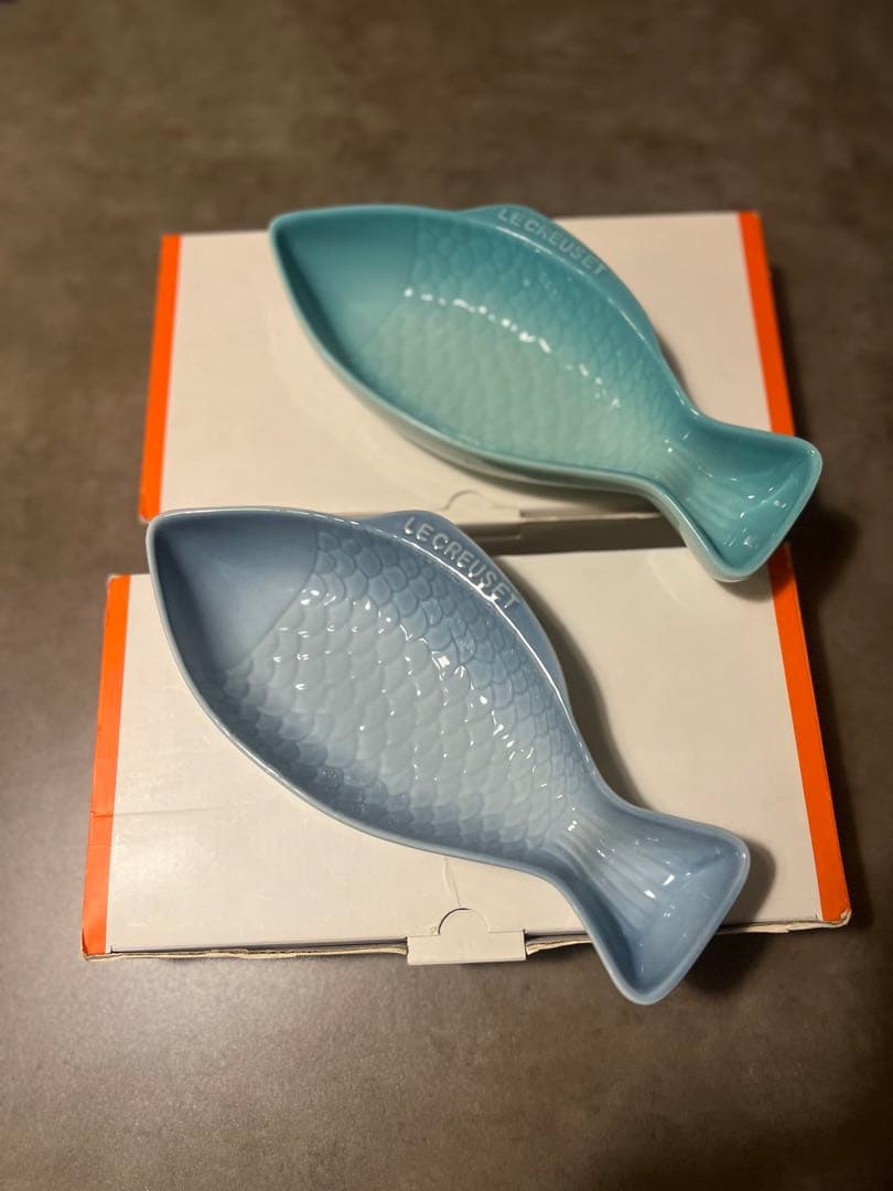 完売品　新品　ル・クルーゼ　深皿 皿 魚 フィッシュ・ディッシュ M 2枚　限定