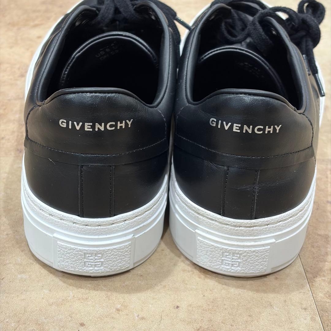 ジバンシー GIVENCHY レザー スニーカー 41 ブラック