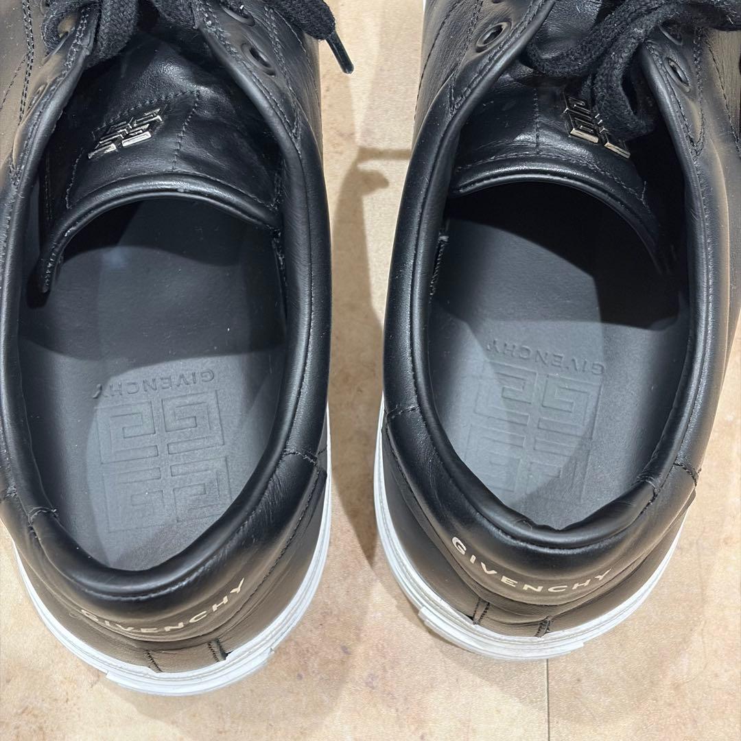 ジバンシー GIVENCHY レザー スニーカー 41 ブラック
