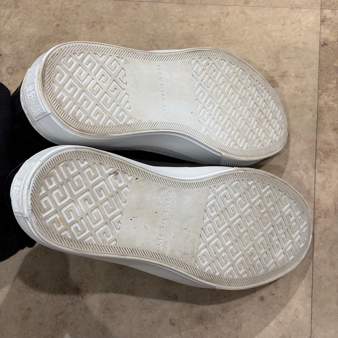 ジバンシー GIVENCHY レザー スニーカー 41 ブラック