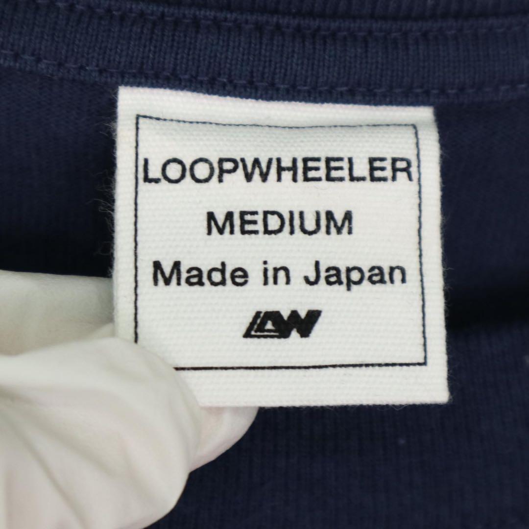 ループウィラー W337リラックスフィット ロングスリーブ　ネイビー【M】