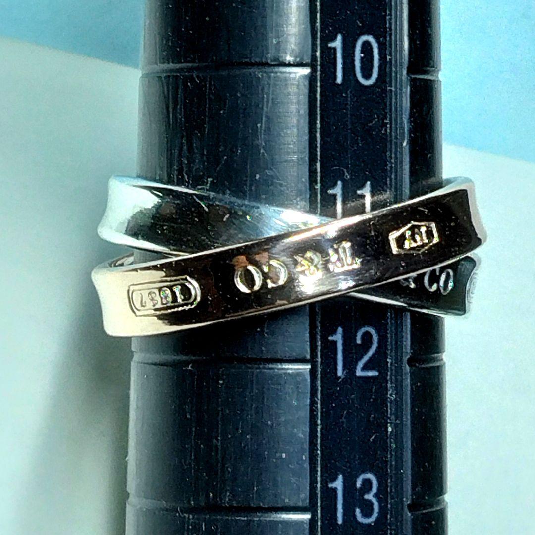 ティファニーインターロッキング シルバー＆ルベドメタル11.5号　　新品仕上げ