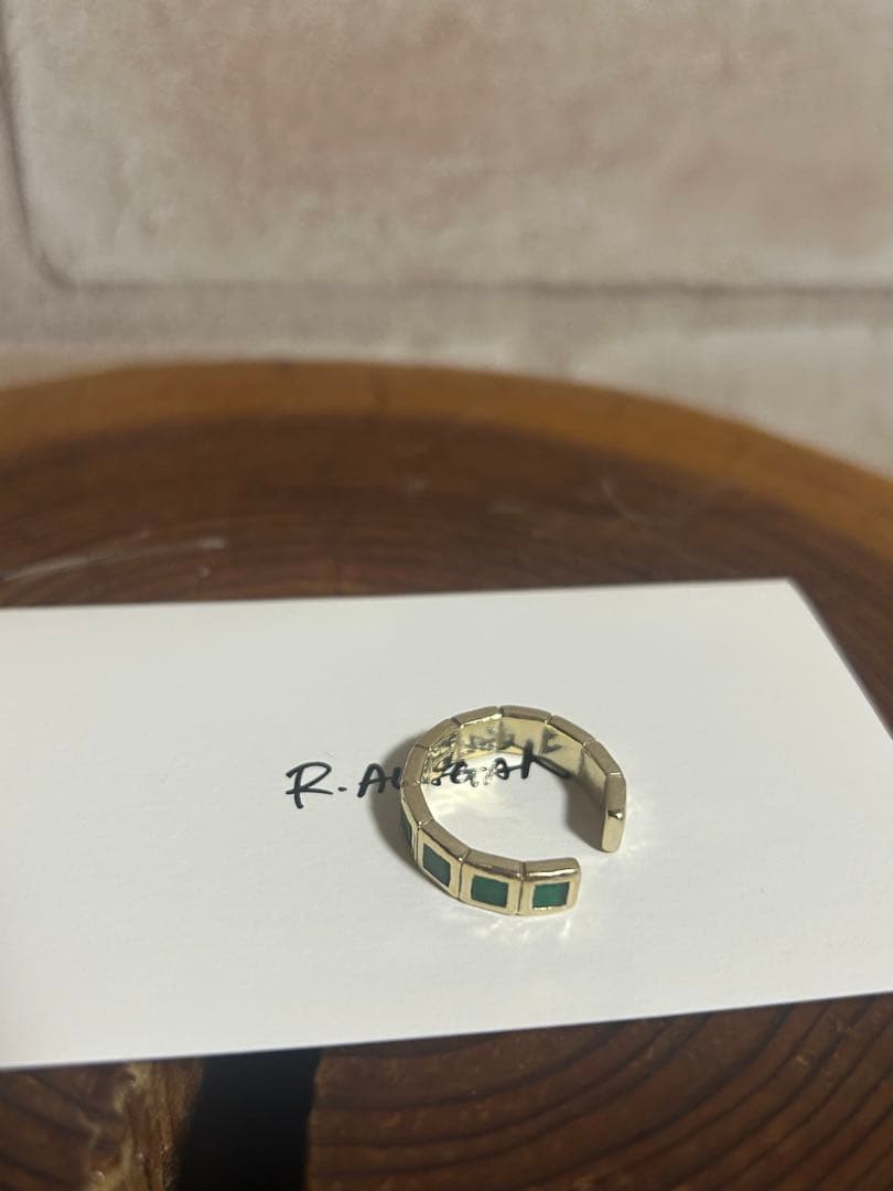sea　R.ALAGAN ララガン SMALL TILE RING