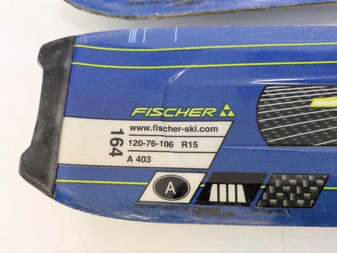 メンズスキー板　 FISCHER AMC 776（164cm）、FS10