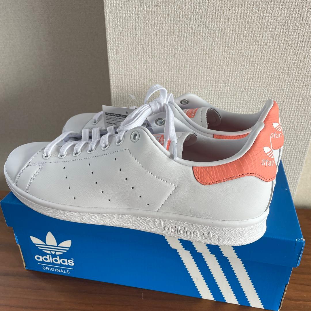 adidas STAN SMITH W スタンスミス　白　オレンジ　ピンク
