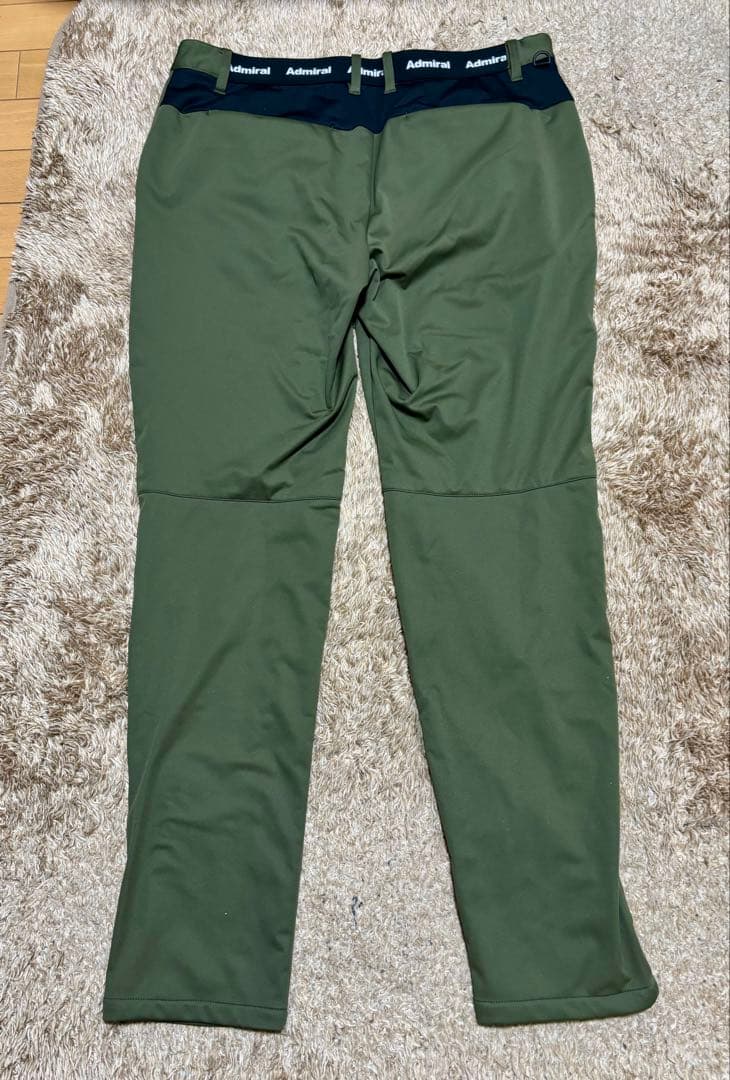 Admiral Golf パンツ オリーブ 新品 防風 撥水 裏起毛