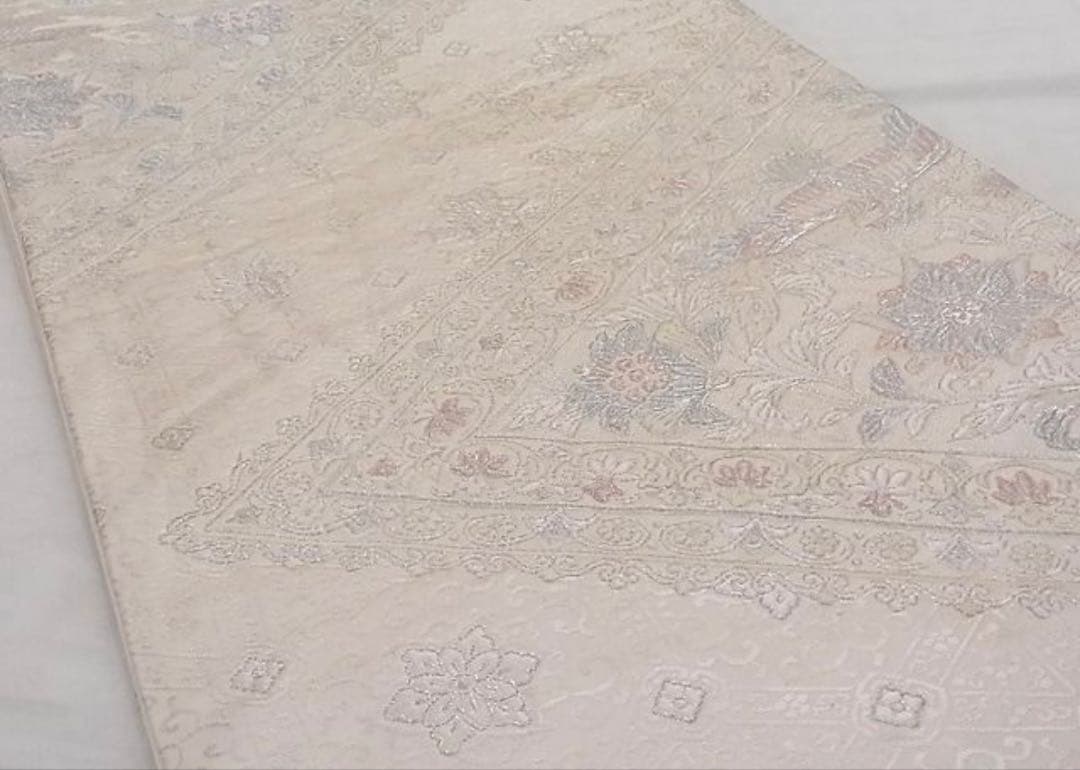 振袖フルセット6点特価　サイズM〜Ｌ　正絹　御所車　売り切り終了