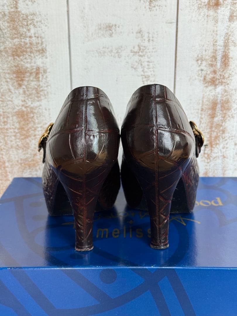 Vivienne Westwood × Melissa ブラウンハイヒール