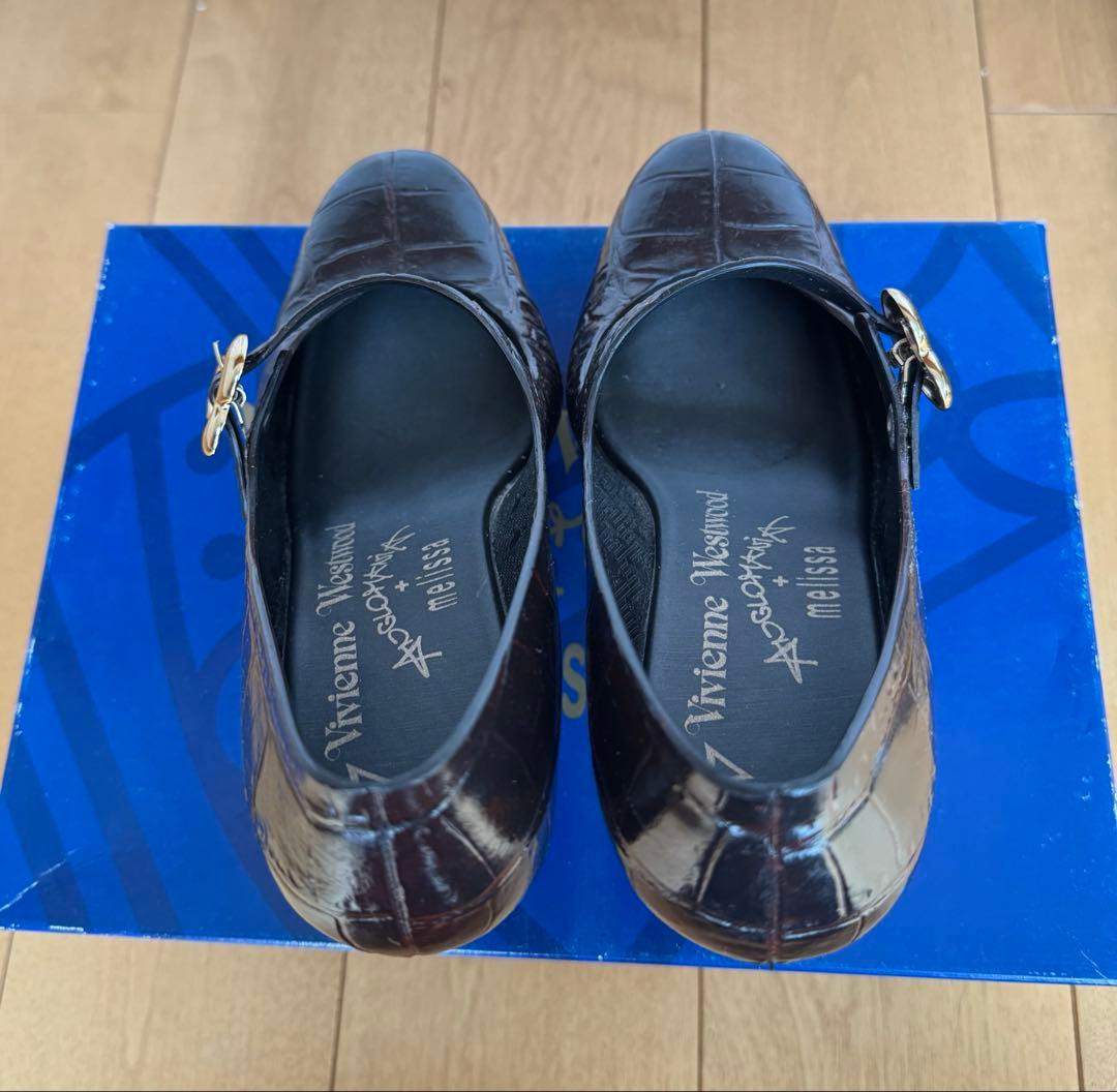 Vivienne Westwood × Melissa ブラウンハイヒール