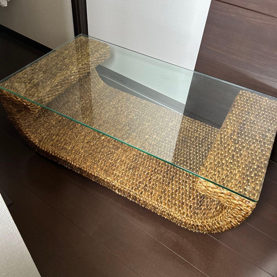 ウォーターヒヤシンス　ダイニングテーブル　アジアン