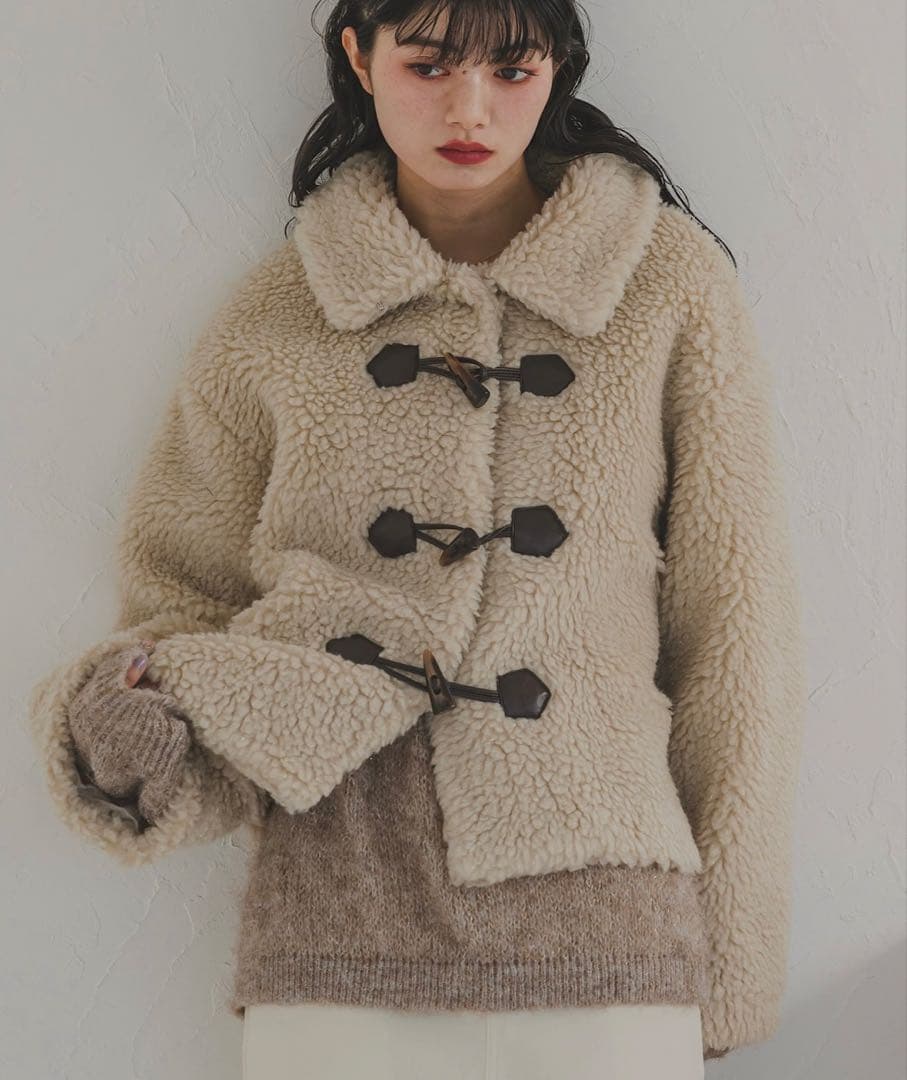 ［REMOON］ラメボアスタンドジャケット