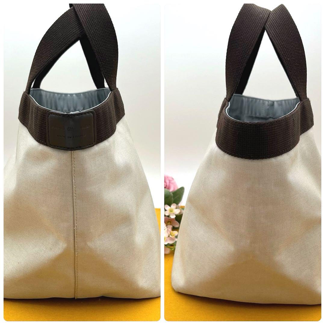 Shinエルベシャプリエ トートバッグ マスティック×モカ　M 707C