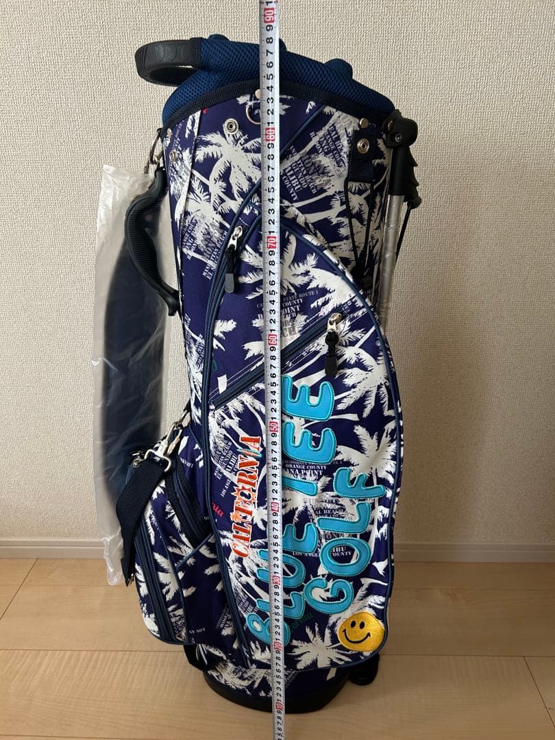 ブルーティーゴルフバッグ