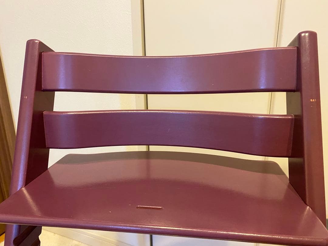 【美品】STOKKE トリップトラップ　パープル　+テーブル(白)