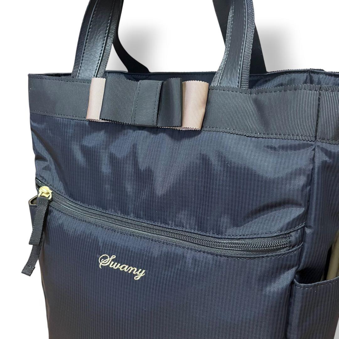 美品✨ スワニー リボン　D-640 ルバンド L21 黒