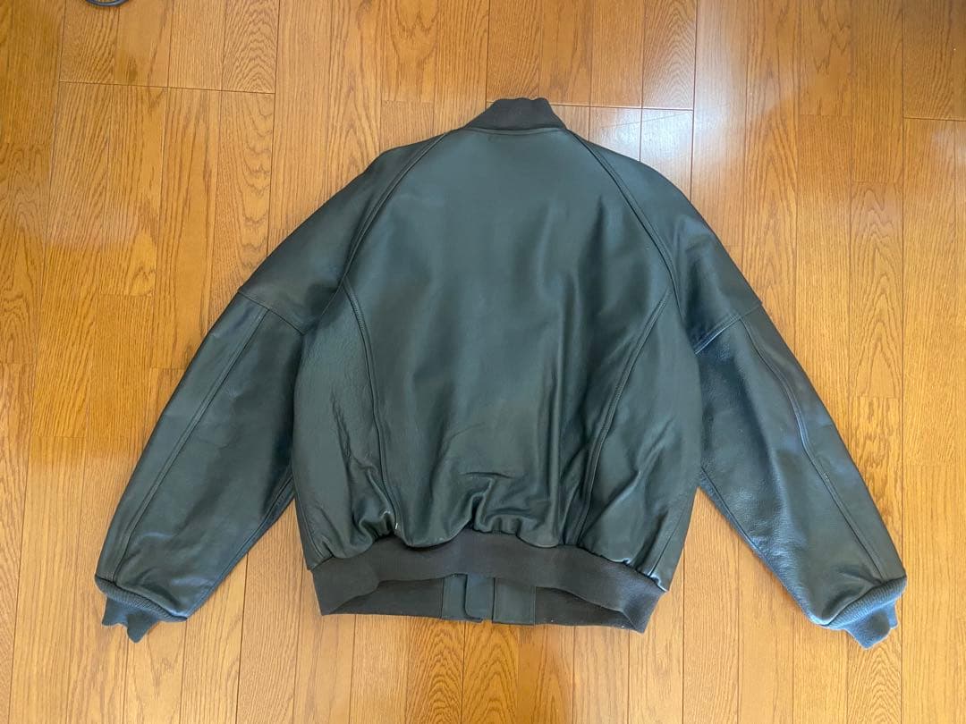 希少 Morgan Productions MA-1 本革 フライトジャケット