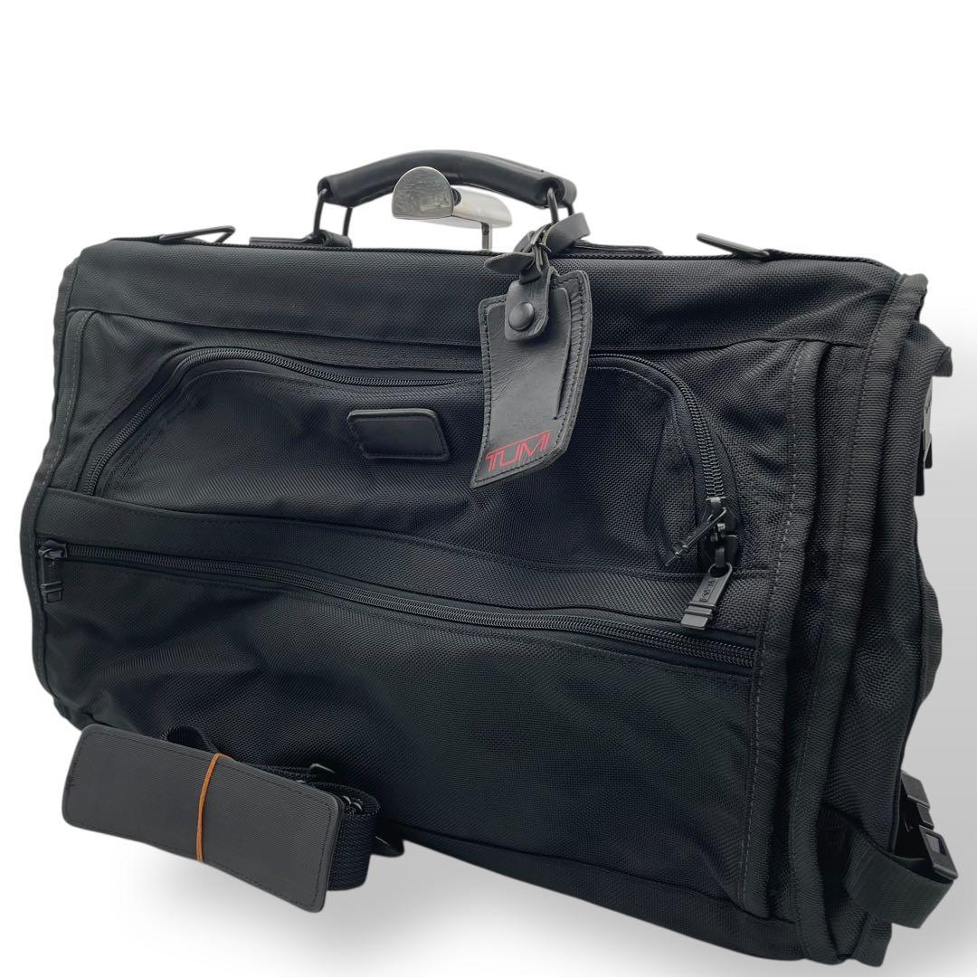 美品 TUMI ガーメントバッグ ナイロン ブラック スーツバッグ 2way