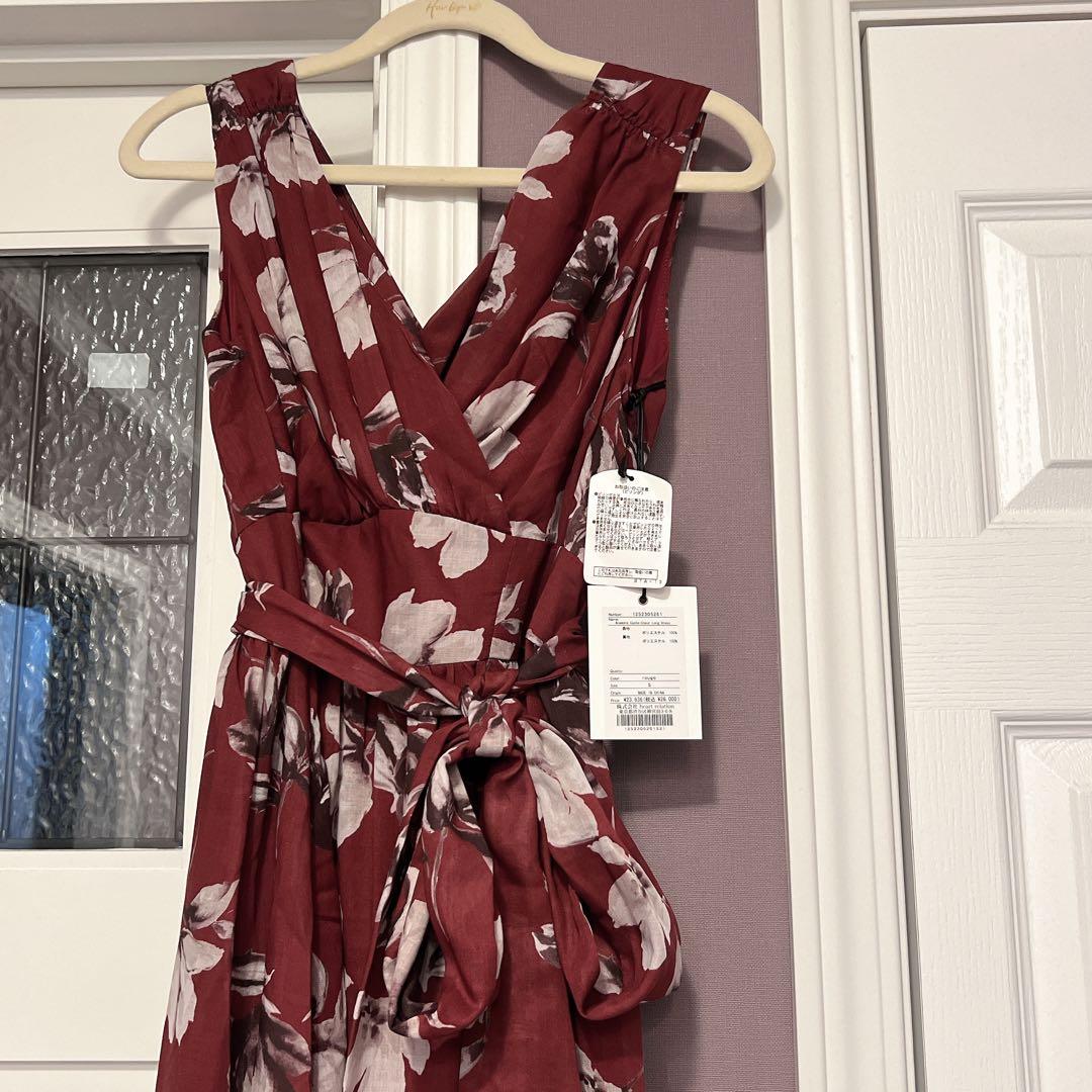 ワンピース Herlipto Anemone Cache-Coeur Long Dress